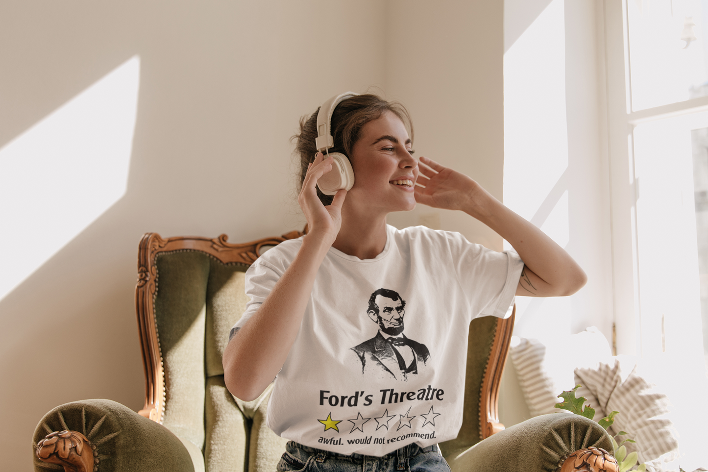 Ford's Theatre Awful Would Not Recommend Review Vintage T-Shirt