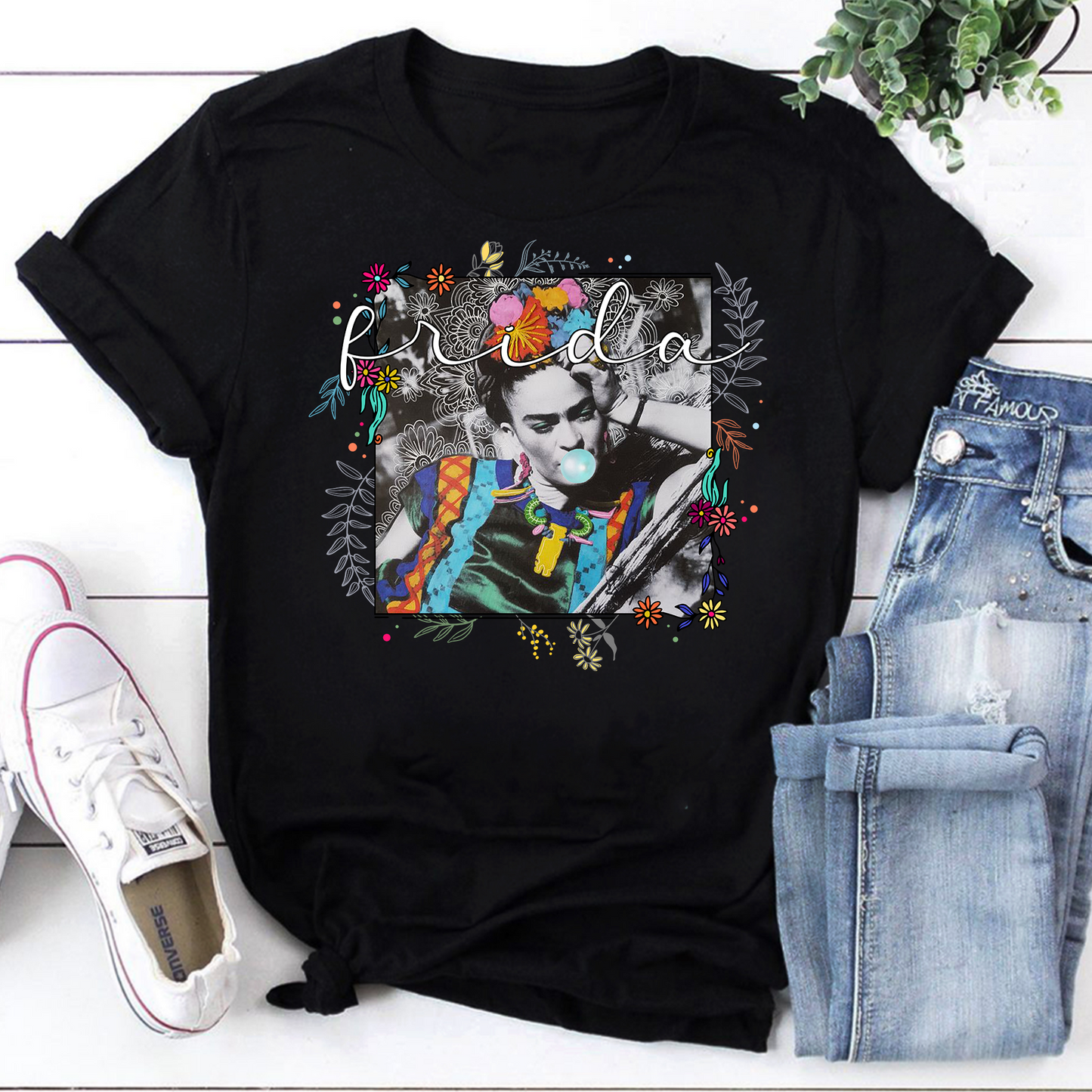 Frida Kahlo Bubble Gum Vintage