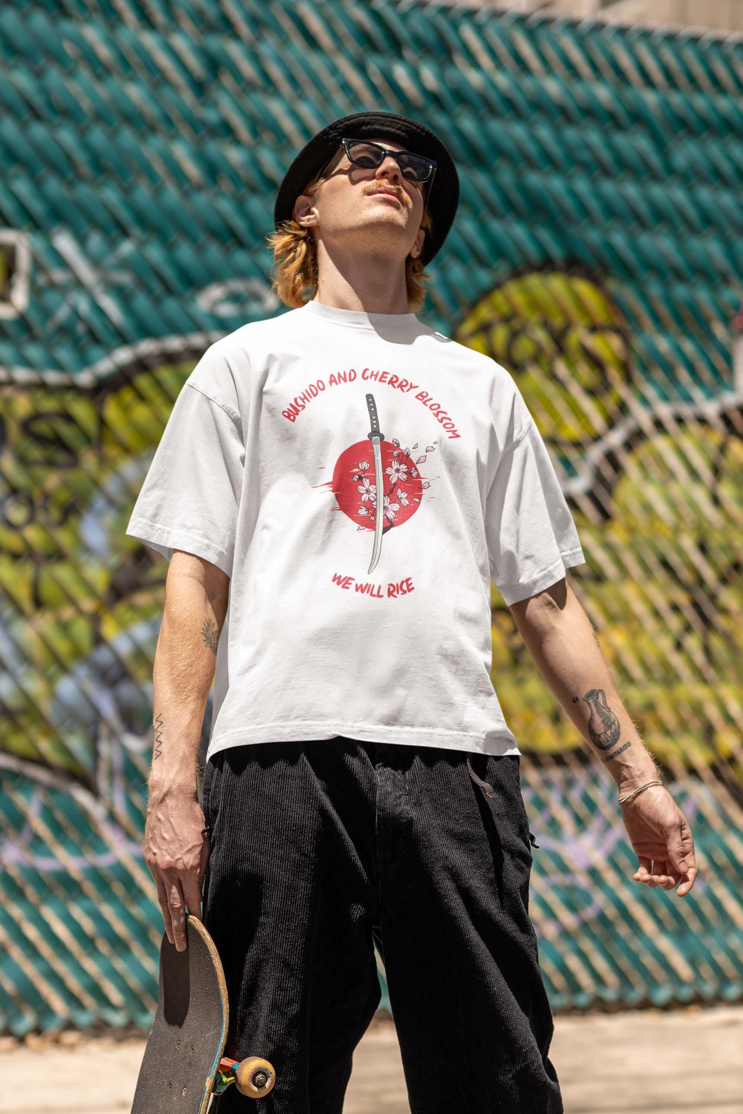 From Bushido And Cherry Blossom T-Shirt