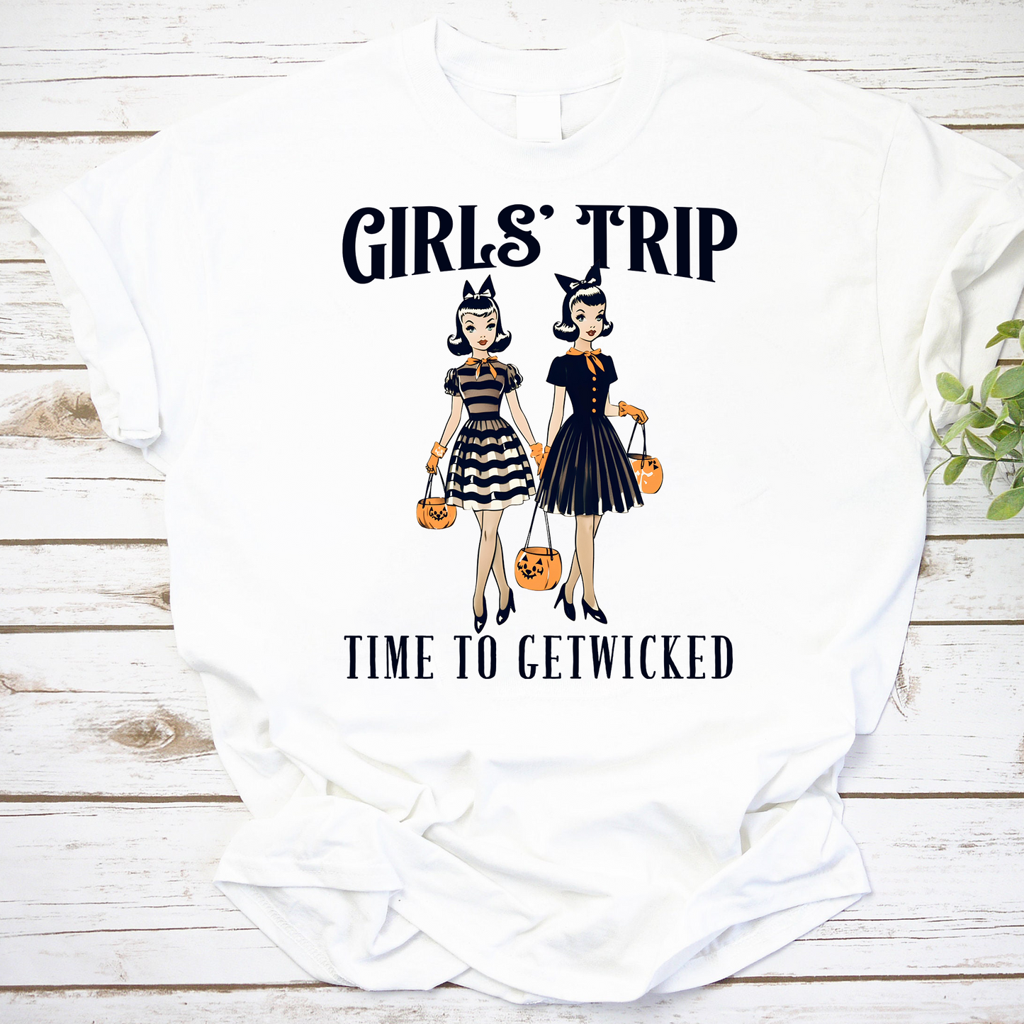 Girls Trip Time To Get Wicked Vintage T-Shirt