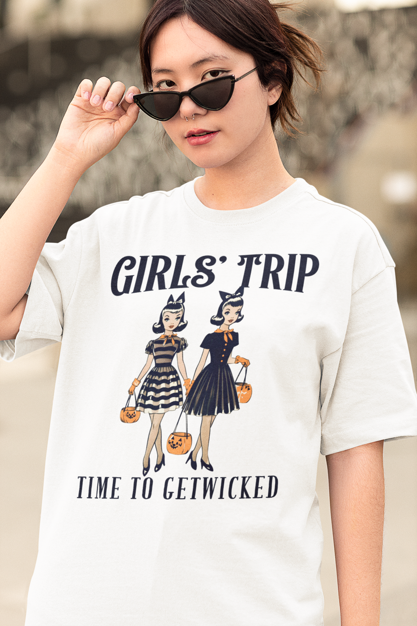 Girls Trip Time To Get Wicked Vintage T-Shirt