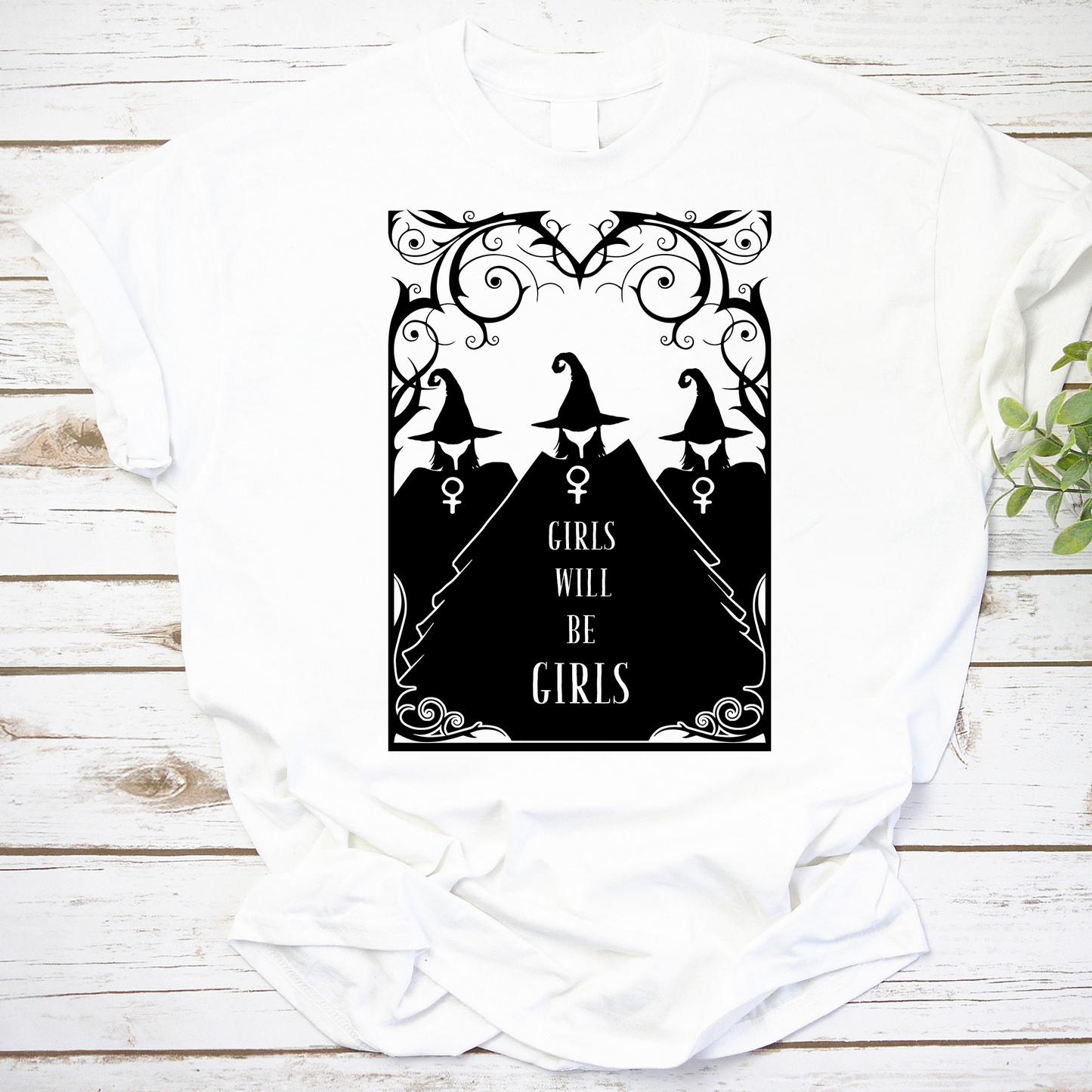 Girls Will Be Girls Halloween Vintage T-Shirt