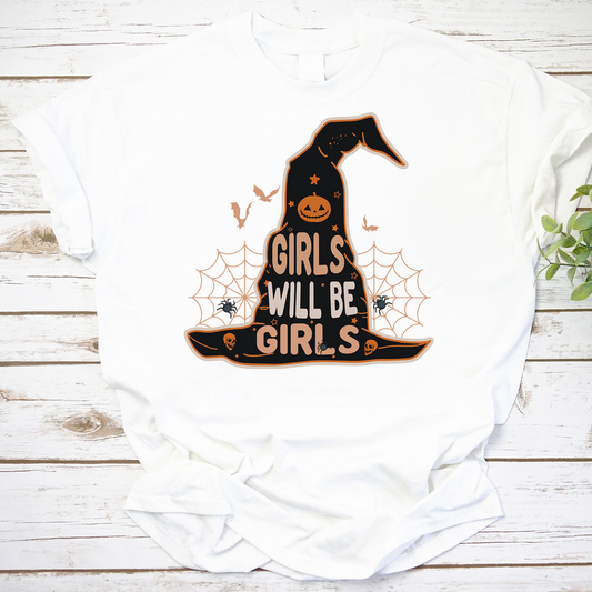 Girls Will Be Girls Retro Vintage T-Shirt