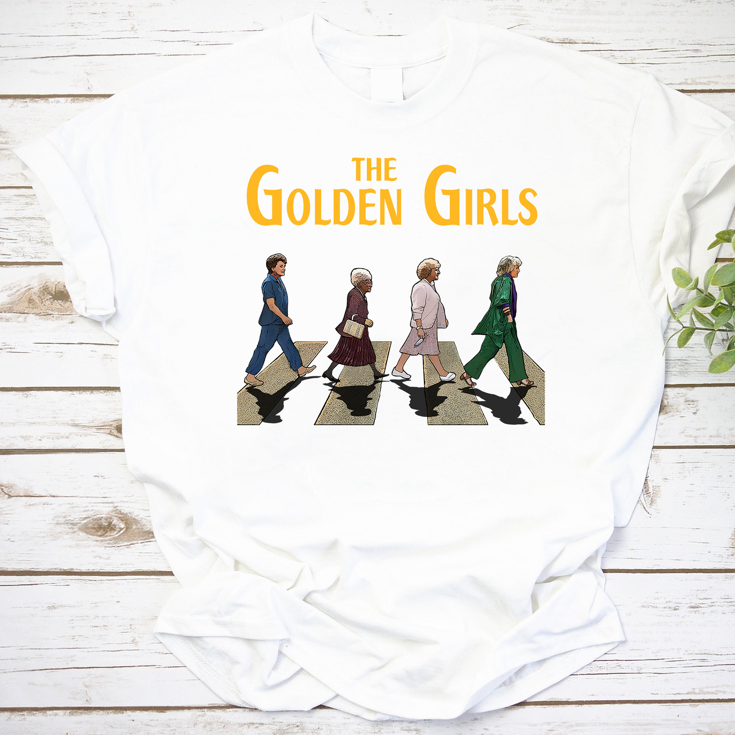 The Golden Girl Crossing Road Vintage Unisex  T-Shirt