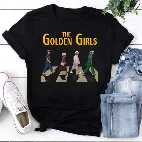 The Golden Girl Crossing Road Vintage Unisex  T-Shirt