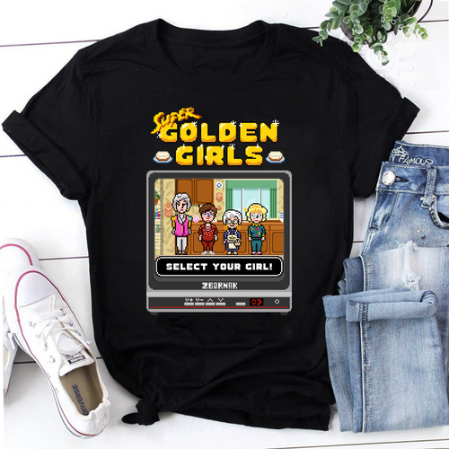 Golden Girls The Video Game Vintage T-Shirt, The Golden Girls Shirt