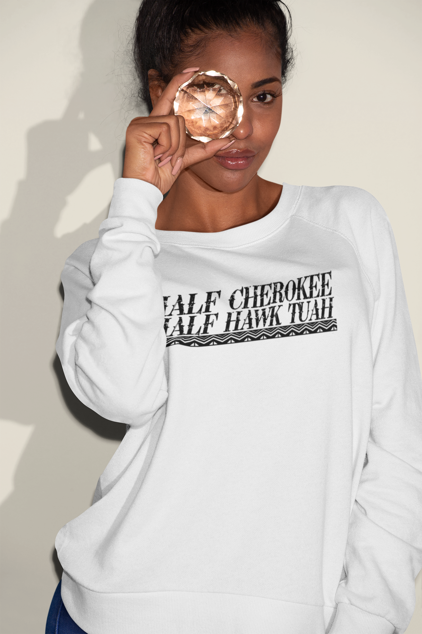 Half Cherokee Half Hawk Tuah Shirt