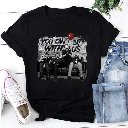 Halloween Killer You Can't Sit With Us Vintage T-Shirt, Halloween Shirt