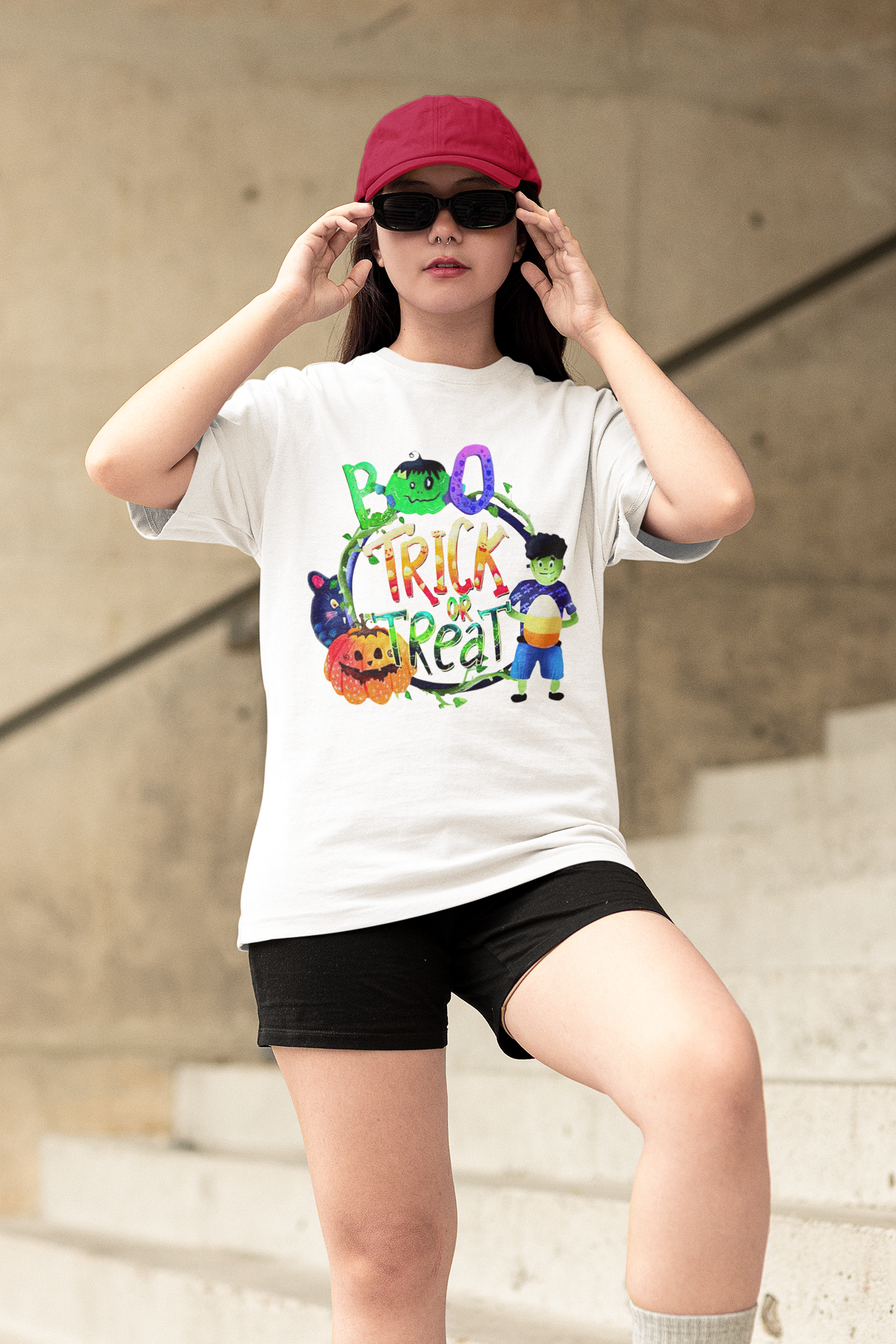 Halloween Trick Or Treat Festival Vintage T-Shirt