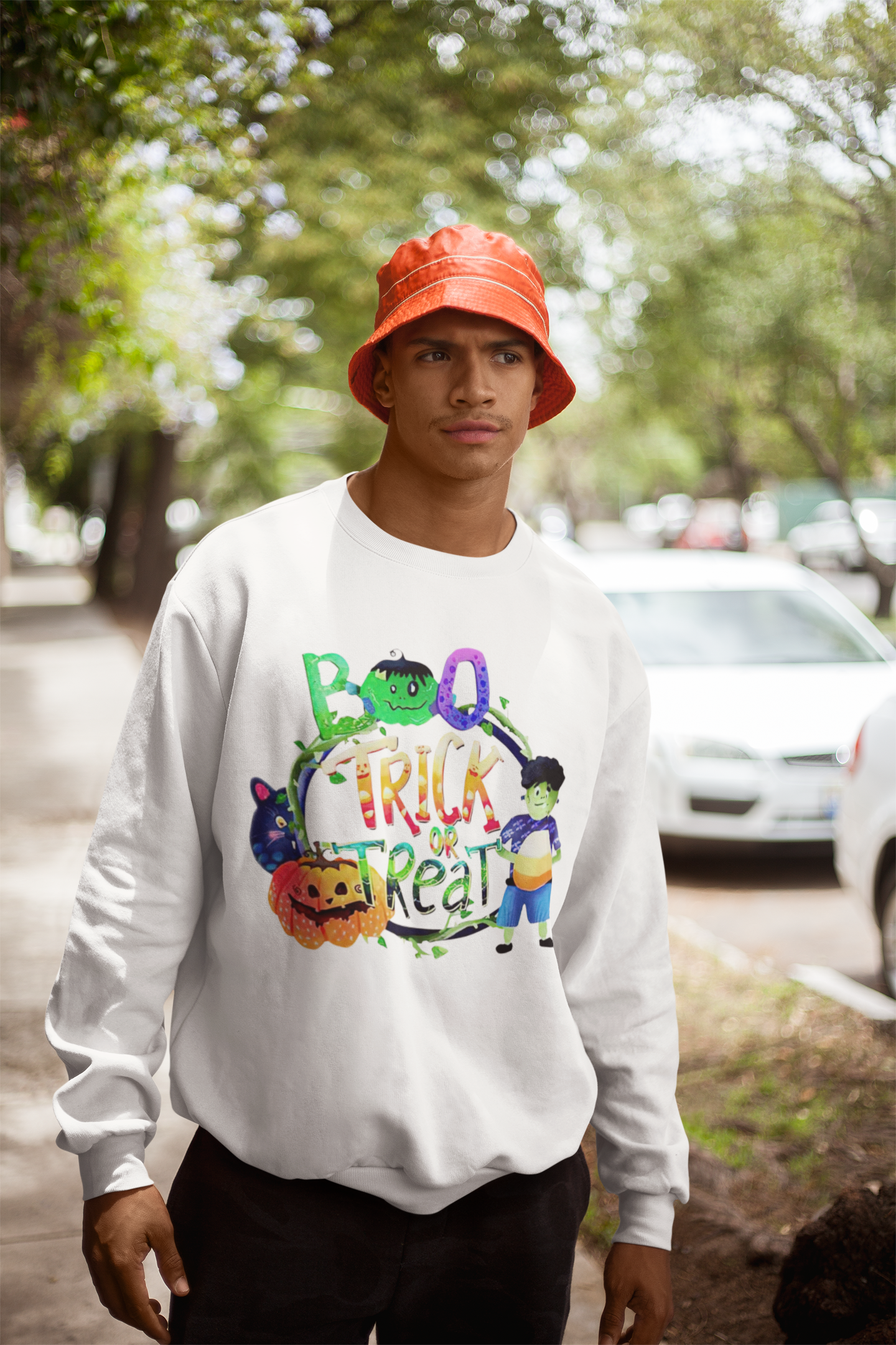 Halloween Trick Or Treat Festival Vintage T-Shirt