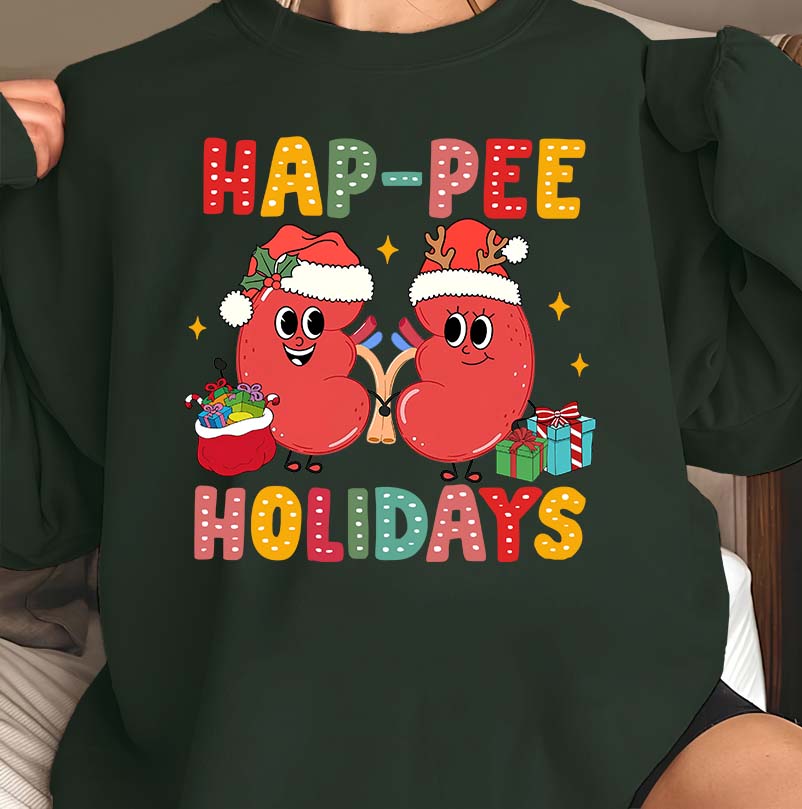 Hap-pee Holiday T-shirt, Nursing Shirt - ID04112423