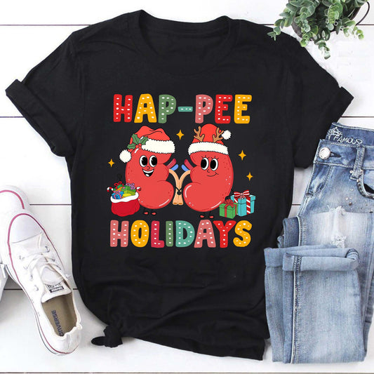 Hap-pee Holiday T-shirt, Nursing Shirt - ID04112423