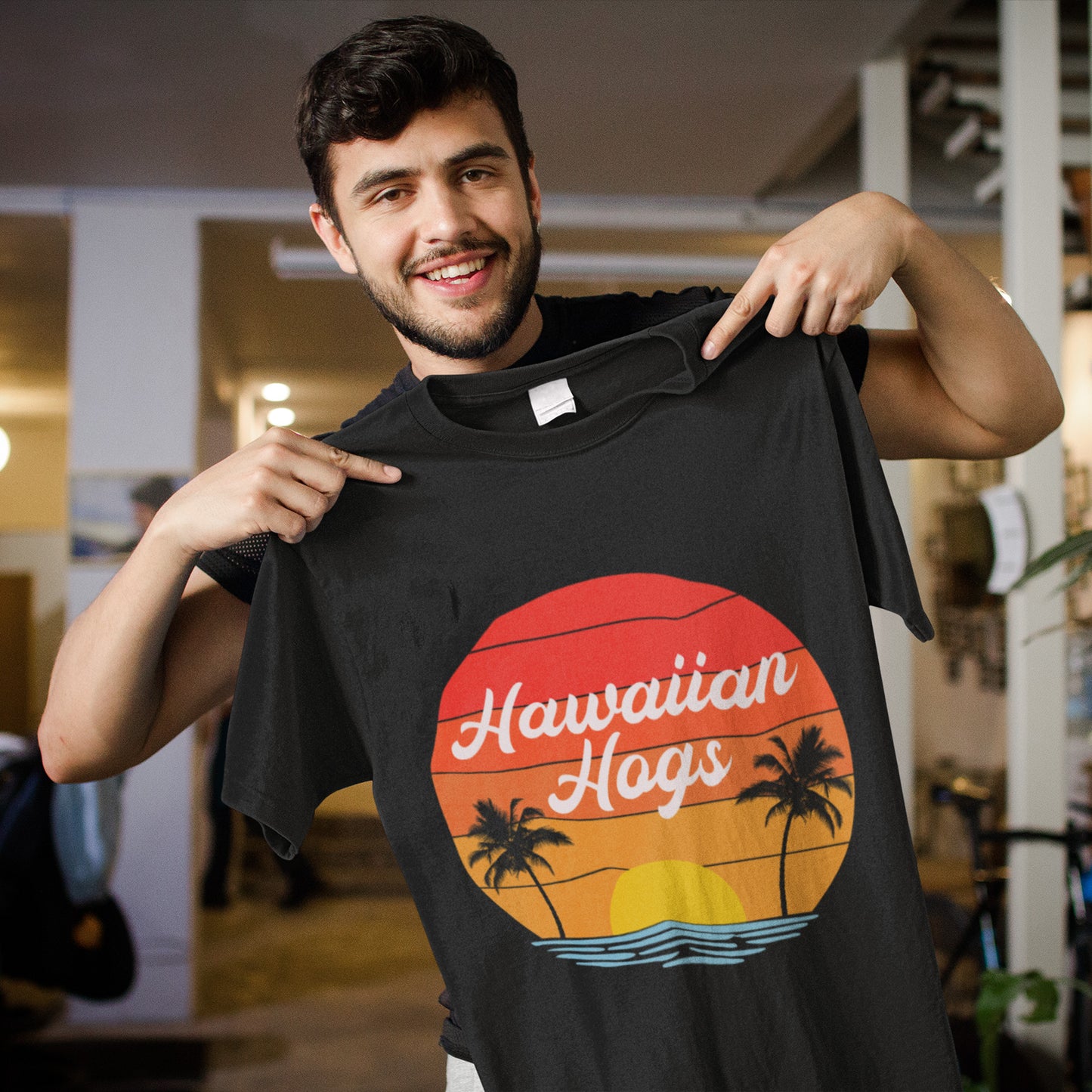 Hawaiian Hogs Vintage T-Shirt