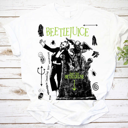 Here Lies Beetlejuice Shirt, Beetlejuice Vintage Graphic Tee