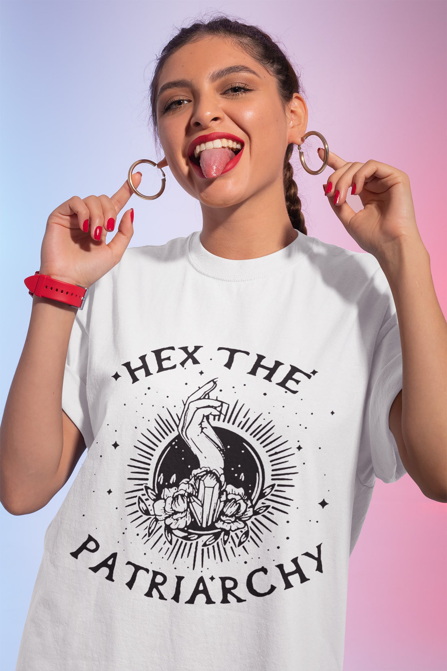 Hex The Patriarchy, Smash The Patriarchy Shirt, Feminist Witch T-Shirt