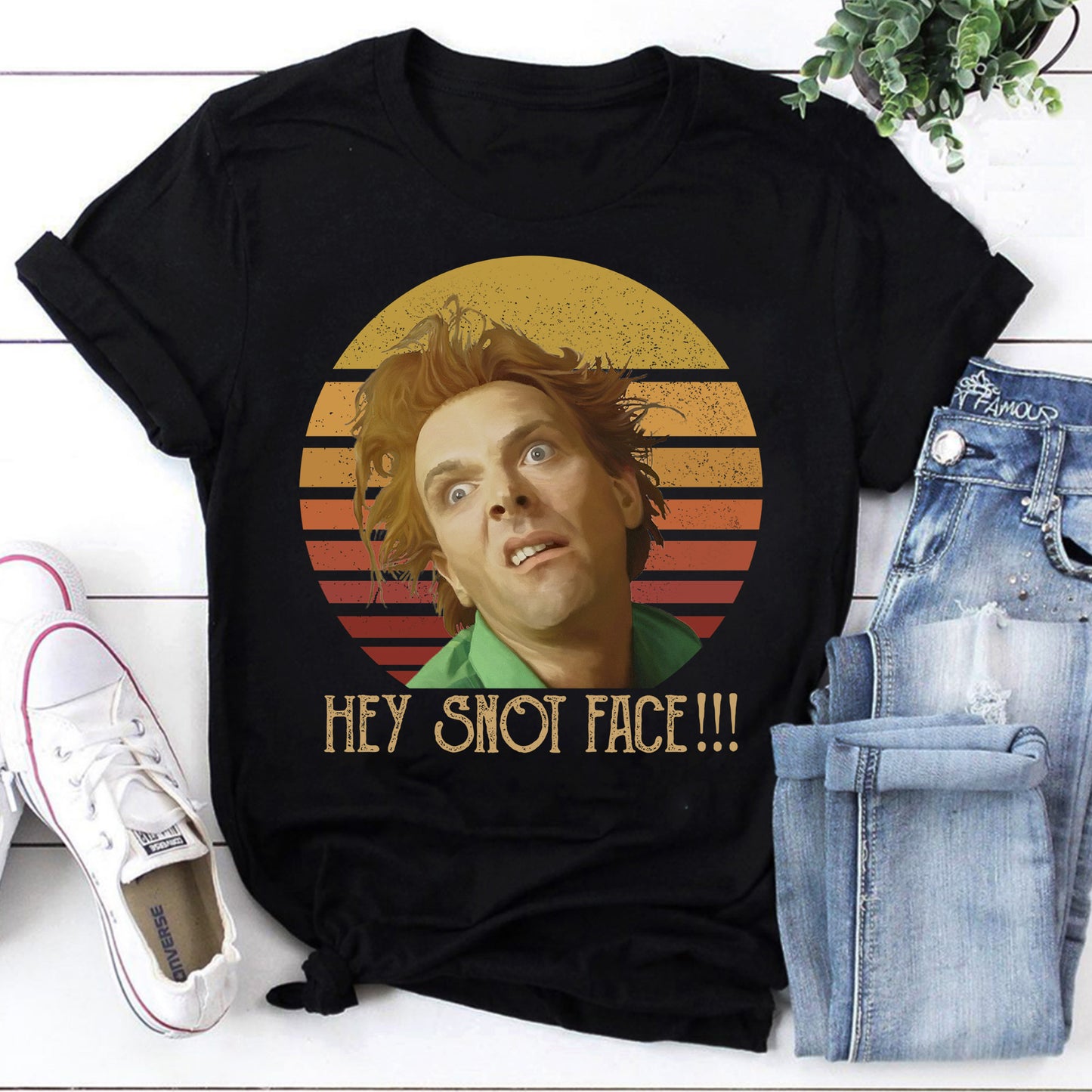 Hey Snot Face Drop Dead Fred Funny Vintage T-Shirt