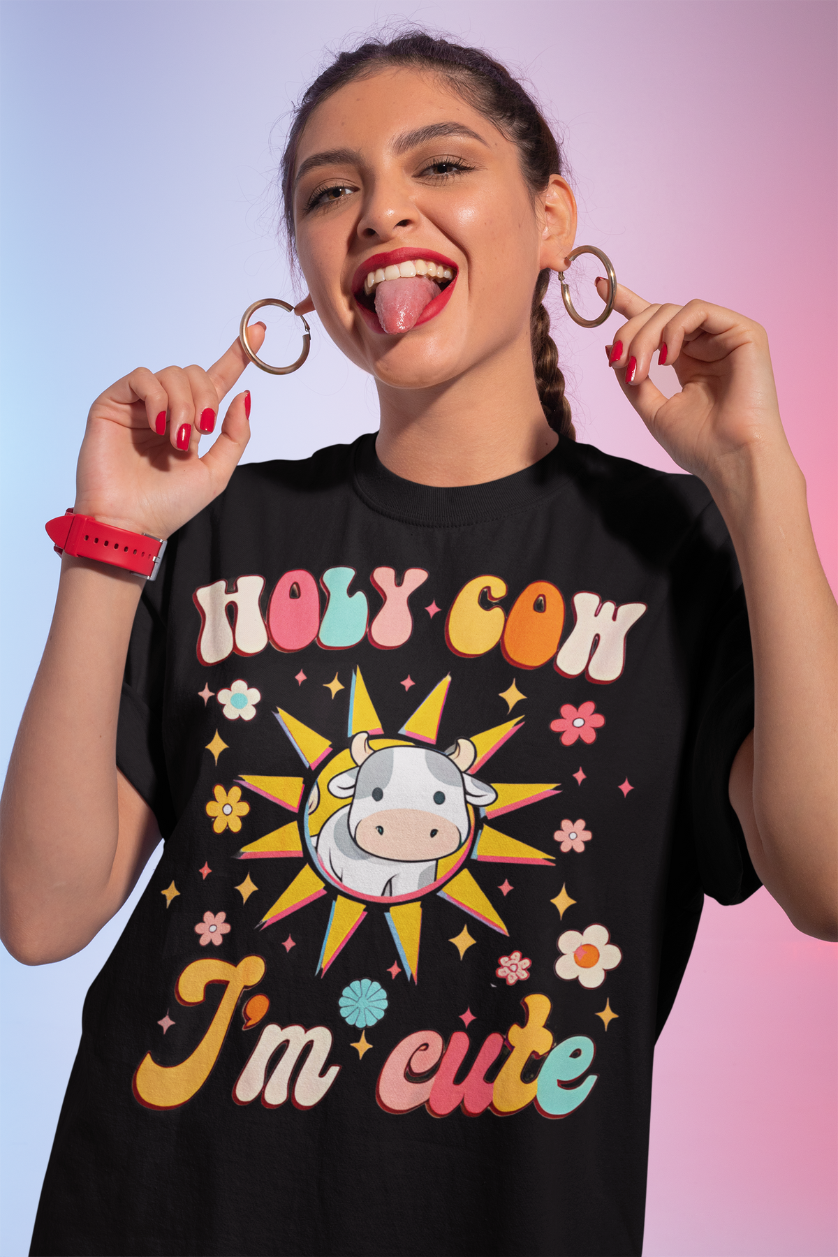 Holy Cow I'm Cute Shirt, Kids Country Shirt