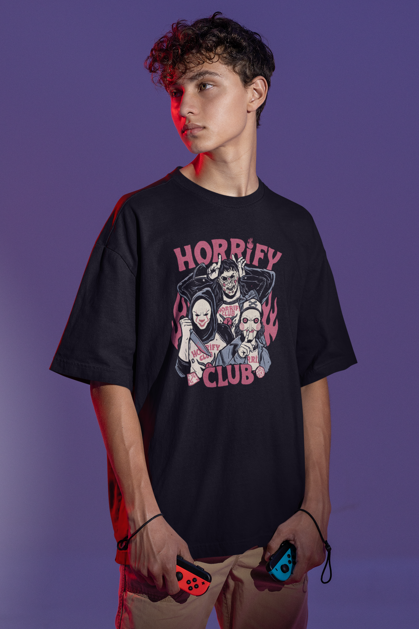 Horrify Club Halloween Vintage T-Shirt