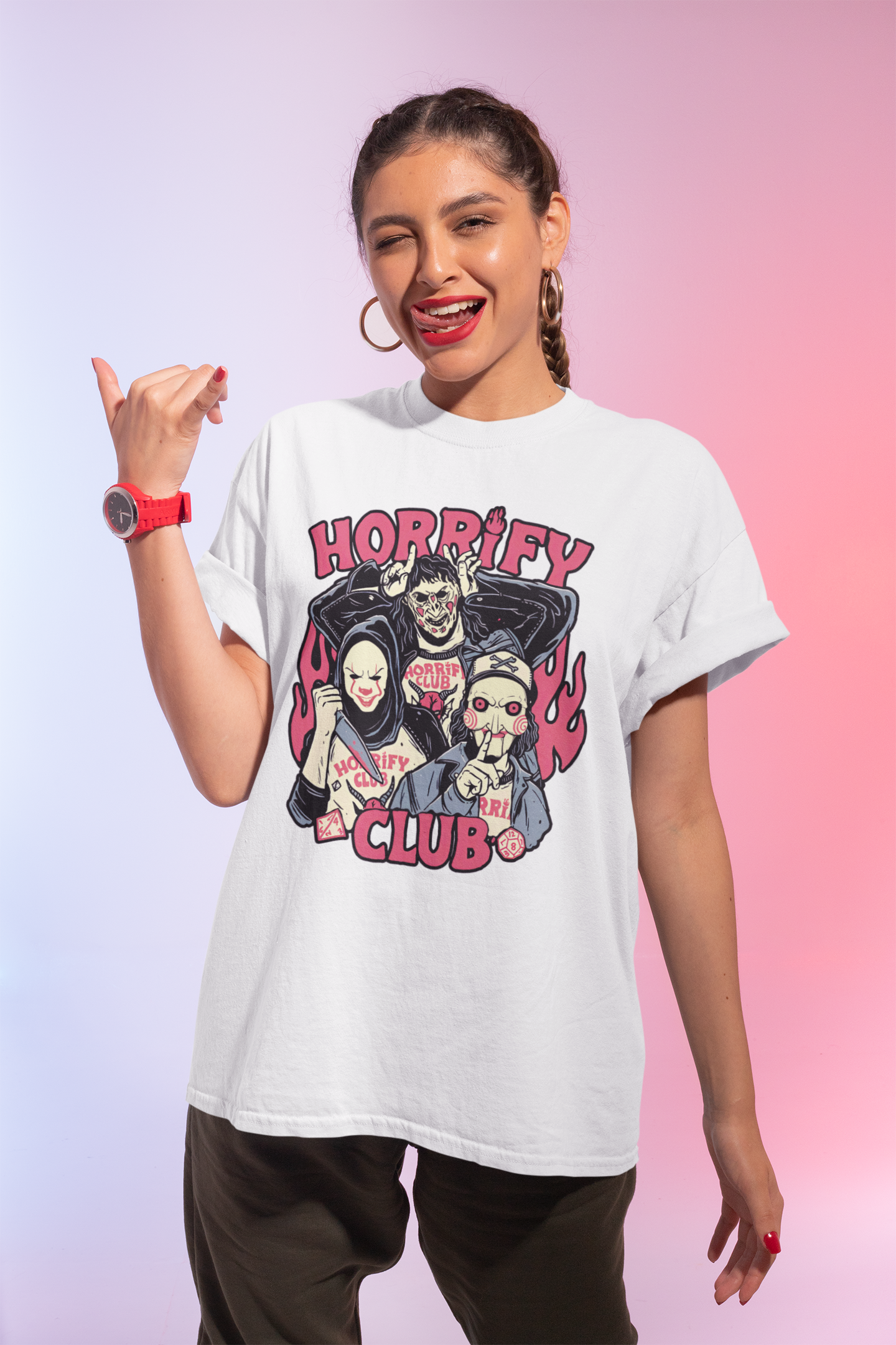 Horrify Club Halloween Vintage T-Shirt