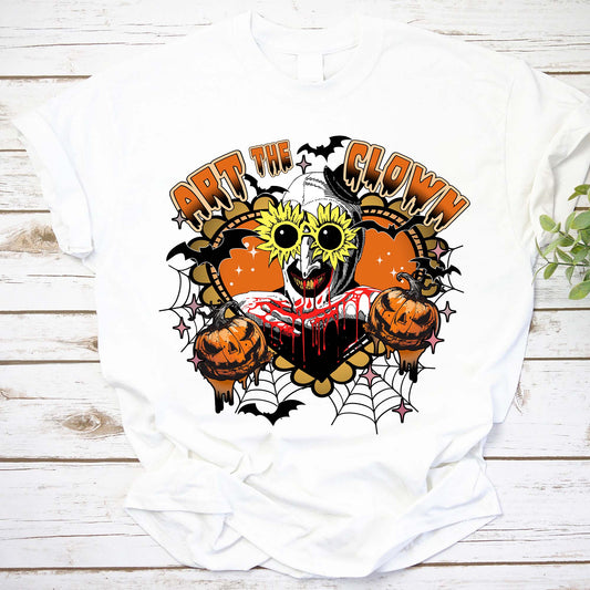 Horror Clown Halloween Character T-Shirt