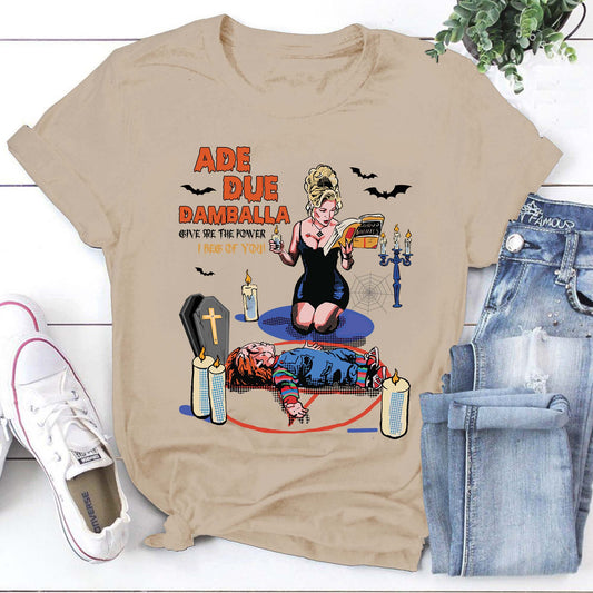 Horror Movie Character Shirt, Ade Due Damballa Shirt