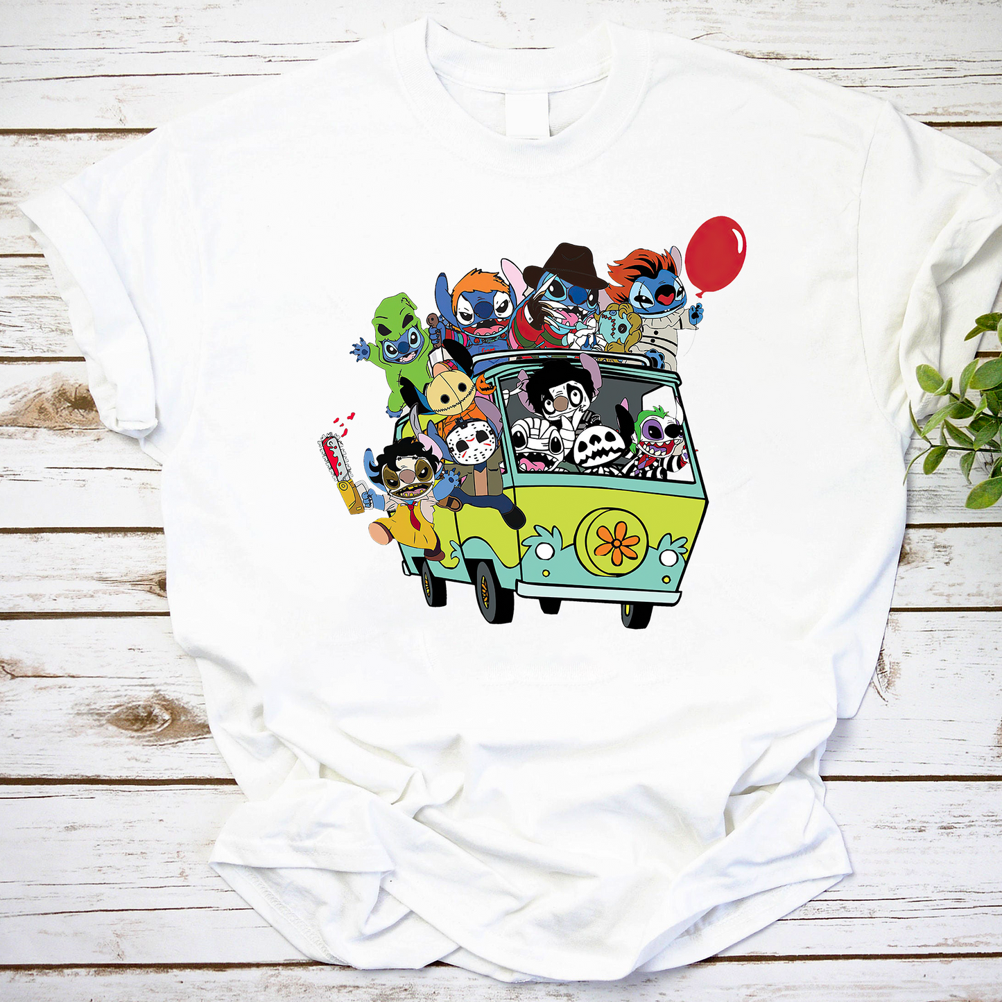 Horror Movie Characters Halloween Vintage T-Shirt