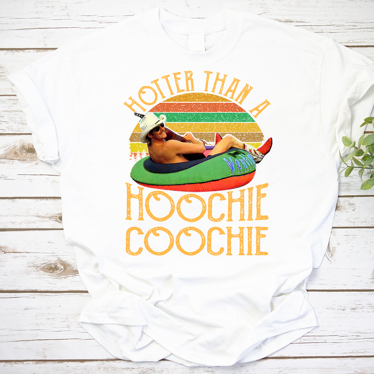 Hotter Than A Hoochie Coochie Chattahoochee Alan Jackson Vintage T-Shirt