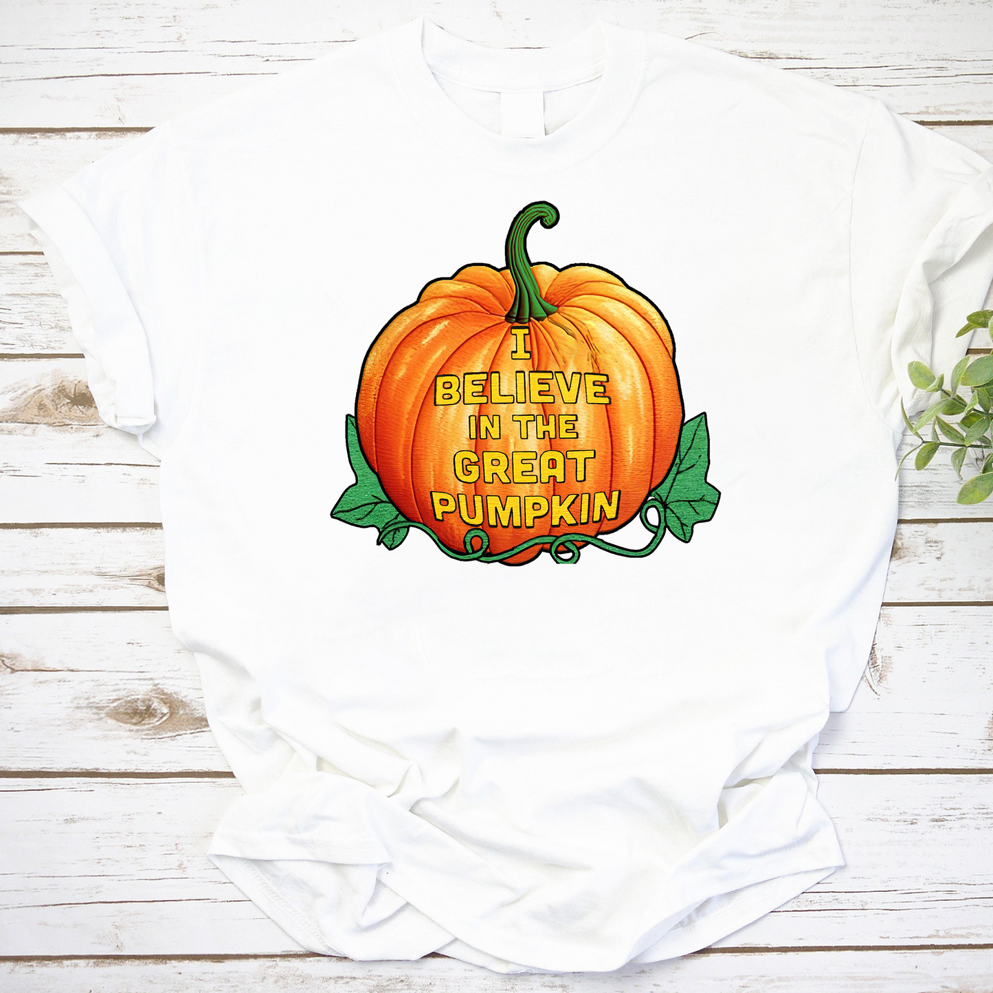 I Believe In The Great Pumpkin Vintage T-Shirt