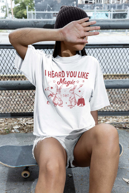 I Heard You Like Magic Shirt, Rabbit Baby Tee, Lgbtq Pride Shirt