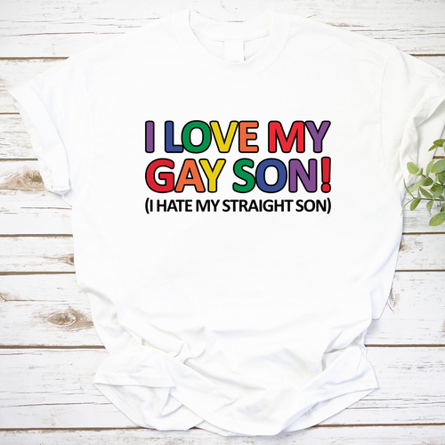 I Love My Gay Son Vintage T-Shirt