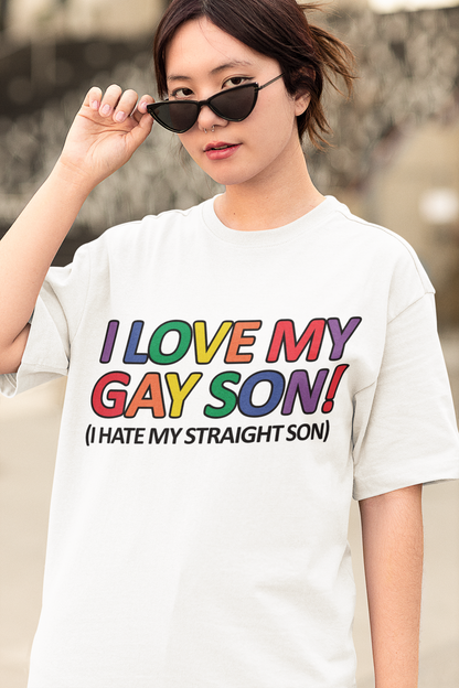 I Love My Gay Son Vintage T-Shirt