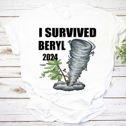 I Survived Beryl 2024 Shirt, Hurricane Beryl 2024 Graphic Tee