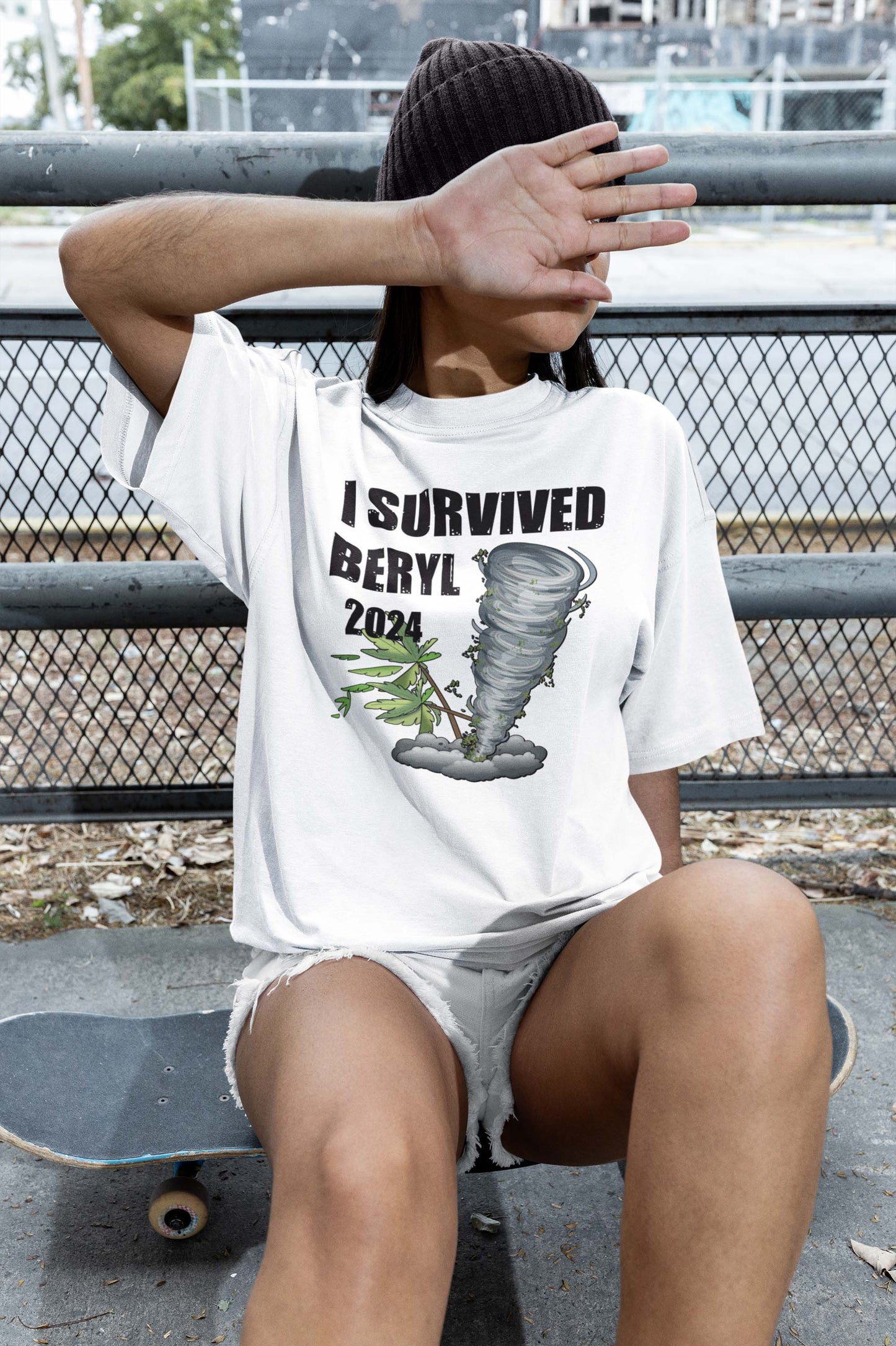 I Survived Beryl 2024 Shirt, Hurricane Beryl 2024 Graphic Tee