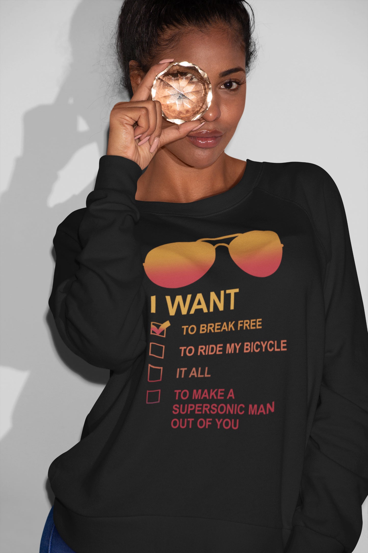 I Want to Break Free Freddie Mercury Glasses T-Shirt