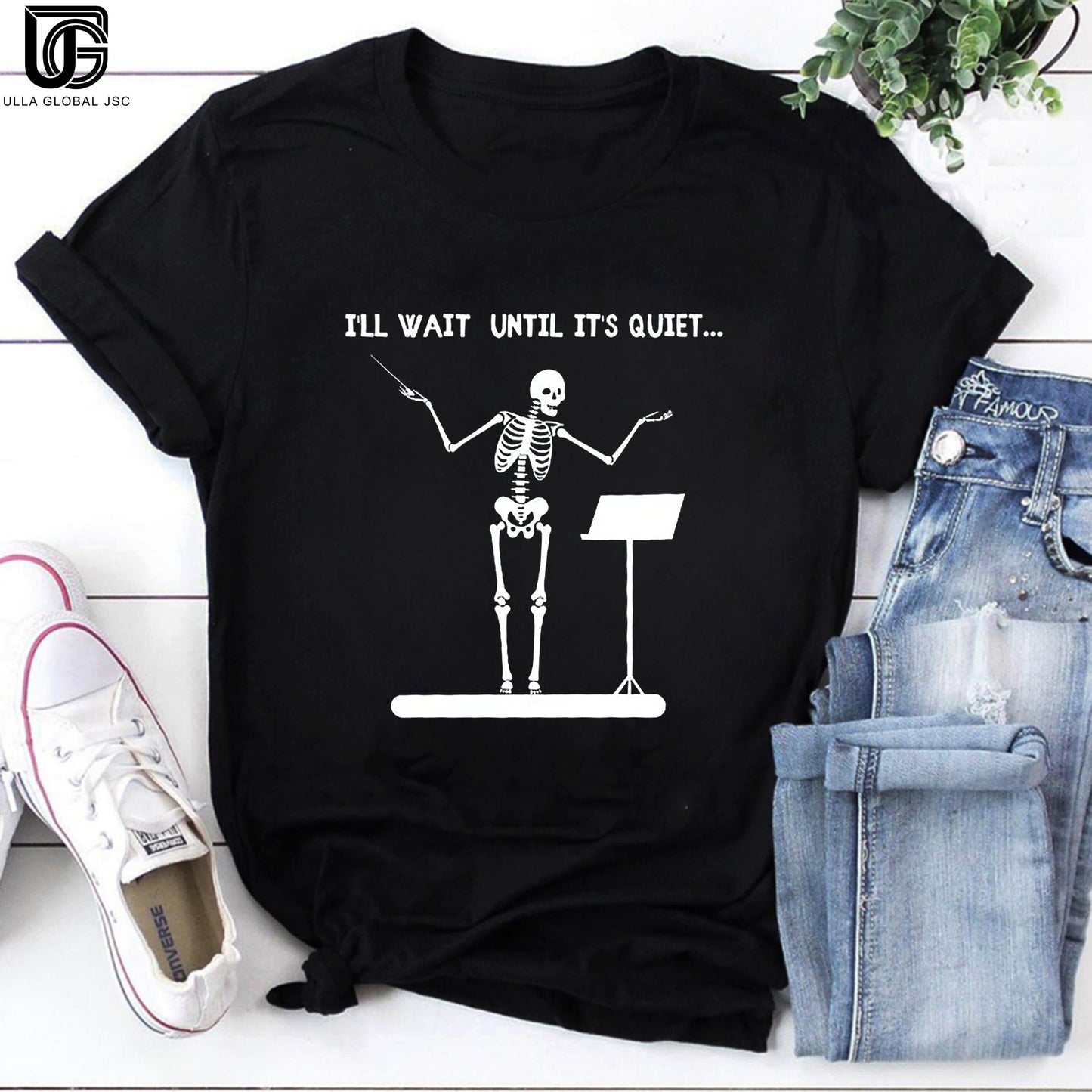 I'll Wait Until It's Quiet Teacher Vintage T-Shirt