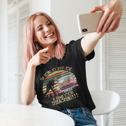 I'm Going to Give You A Damn Good Thrashing Vintage T-Shirt, Fawlty Towers Shirt