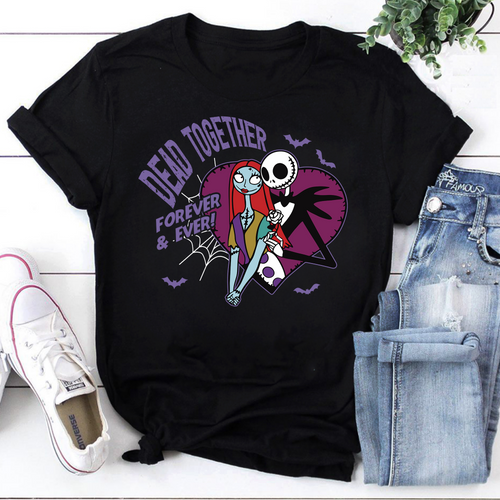Jack And Sally Retro Vintage T-Shirt