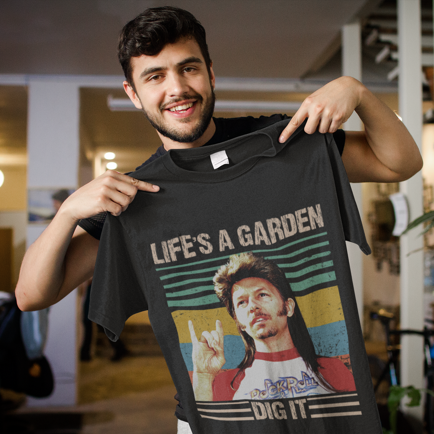 Joe Dirt Life's A Garden Dig It Vintage Unisex T-Shirt