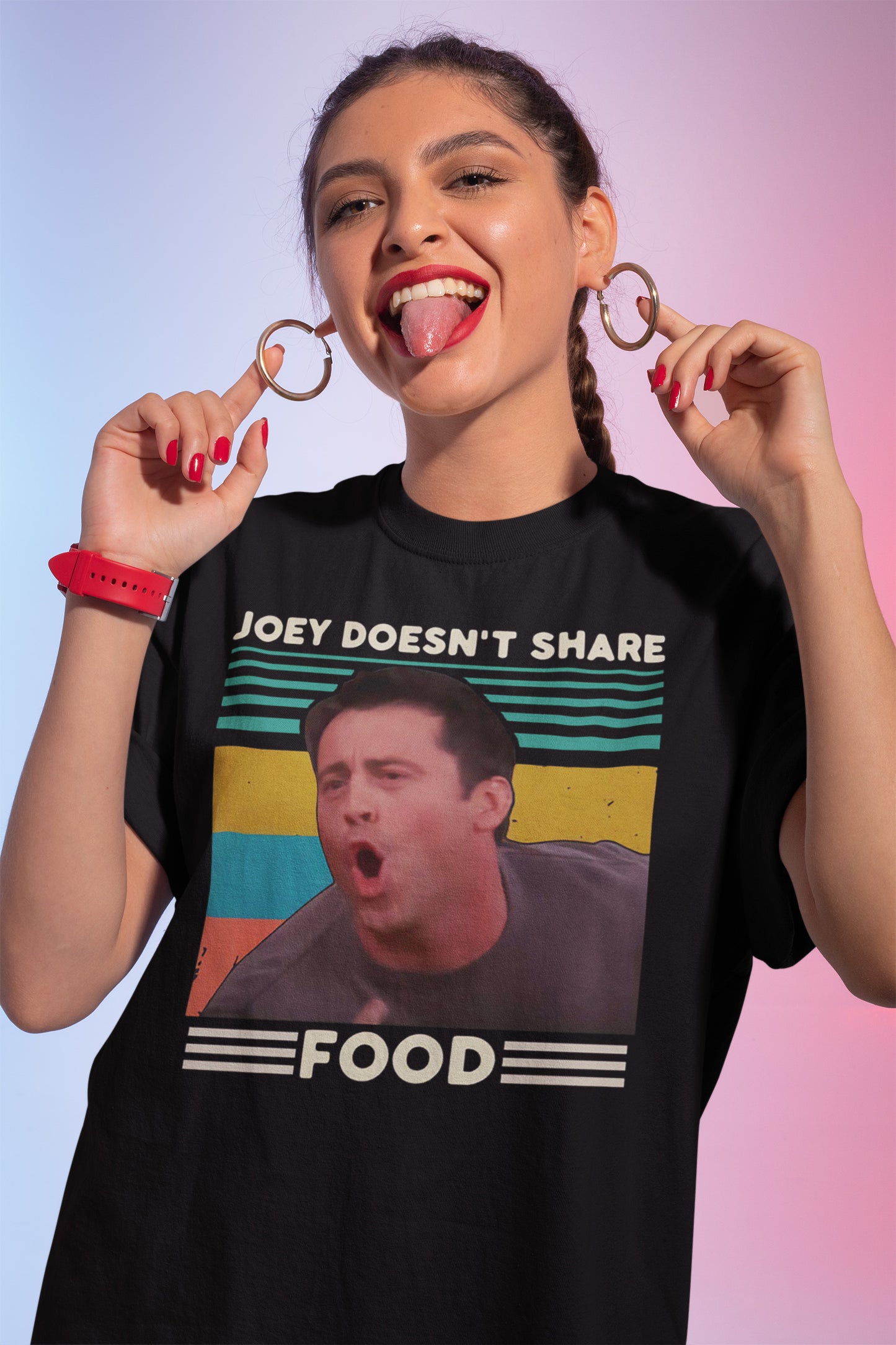 Joey Doesn't Share Food Vintage T-Shirt