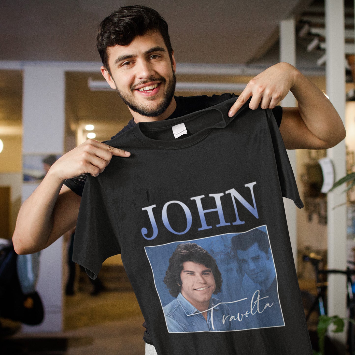 John Travolta Retro Vintage T-Shirt