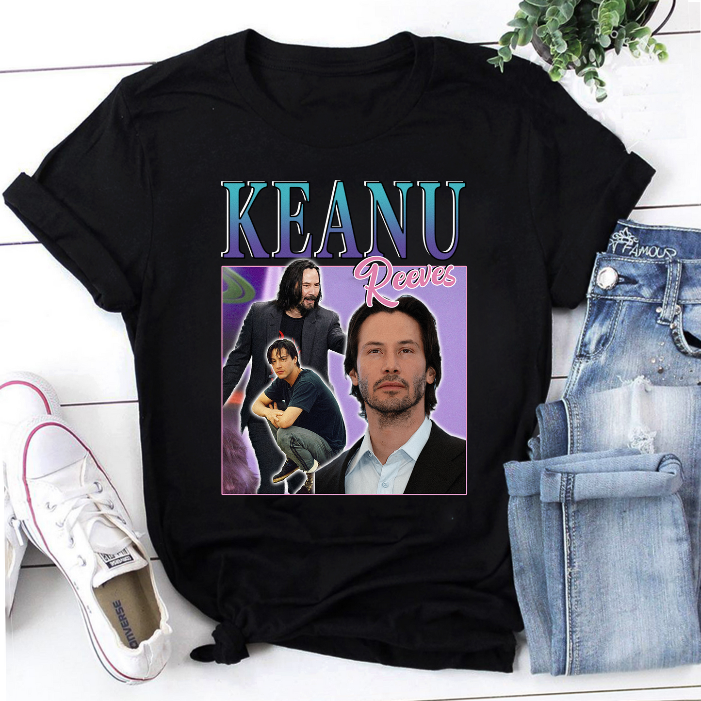 Keanu Reeves Homage Vintage T-Shirt, Keanu Reeves Shirt, John Wick Shirt