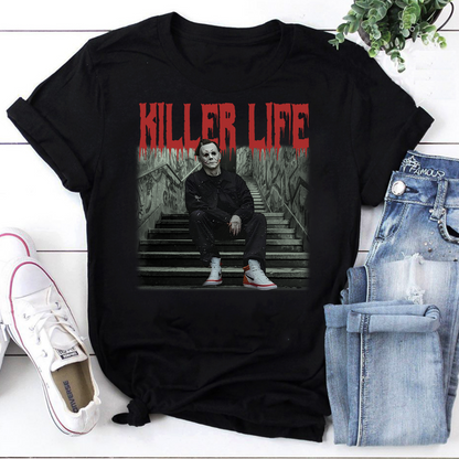 Killer Life Michael Myers Vintage T-Shirt