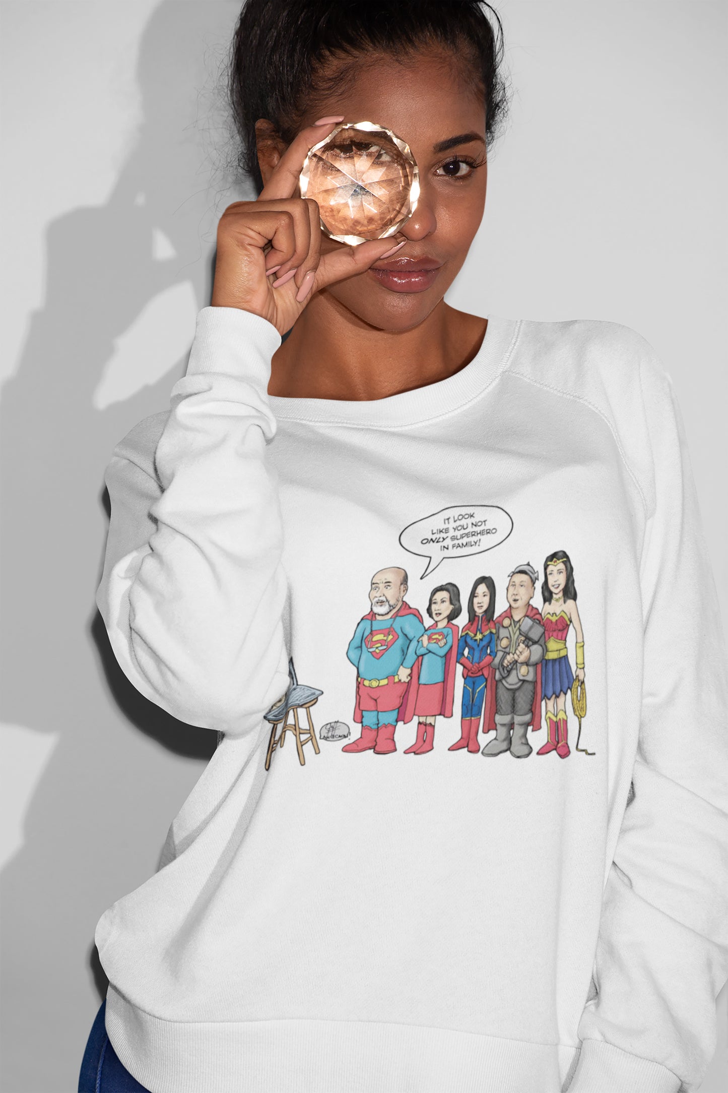 Kim’s Superheroes We Think They’re All Super Art Unisex T-Shirt