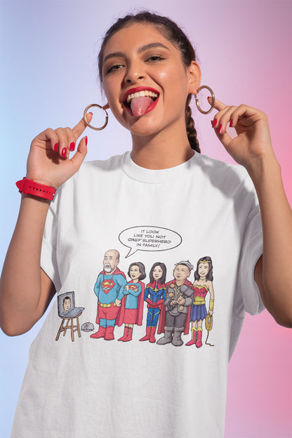 Kim’s Superheroes We Think They’re All Super Art Unisex T-Shirt