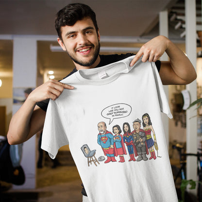 Kim’s Superheroes We Think They’re All Super Art Unisex T-Shirt