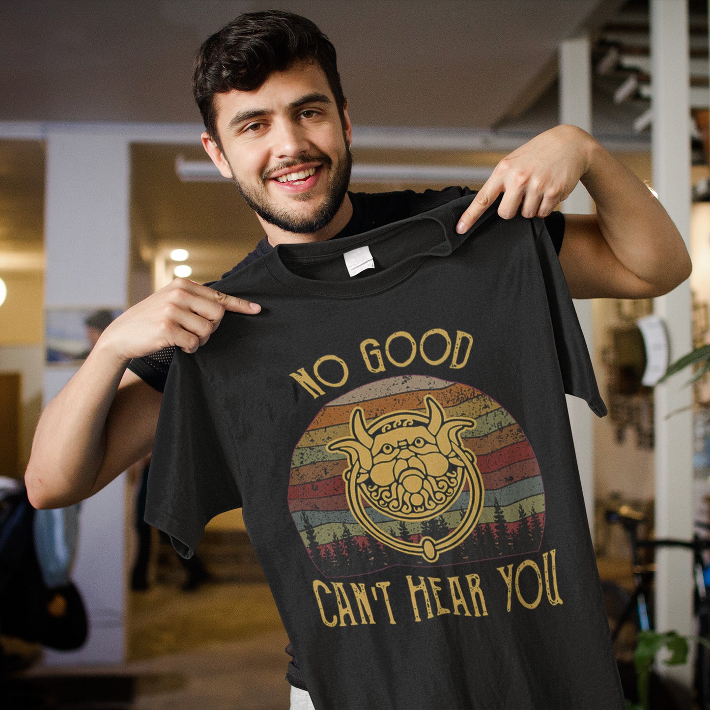 Labyrinth No Good Can't Hear You Vintage Retro T-Shirt