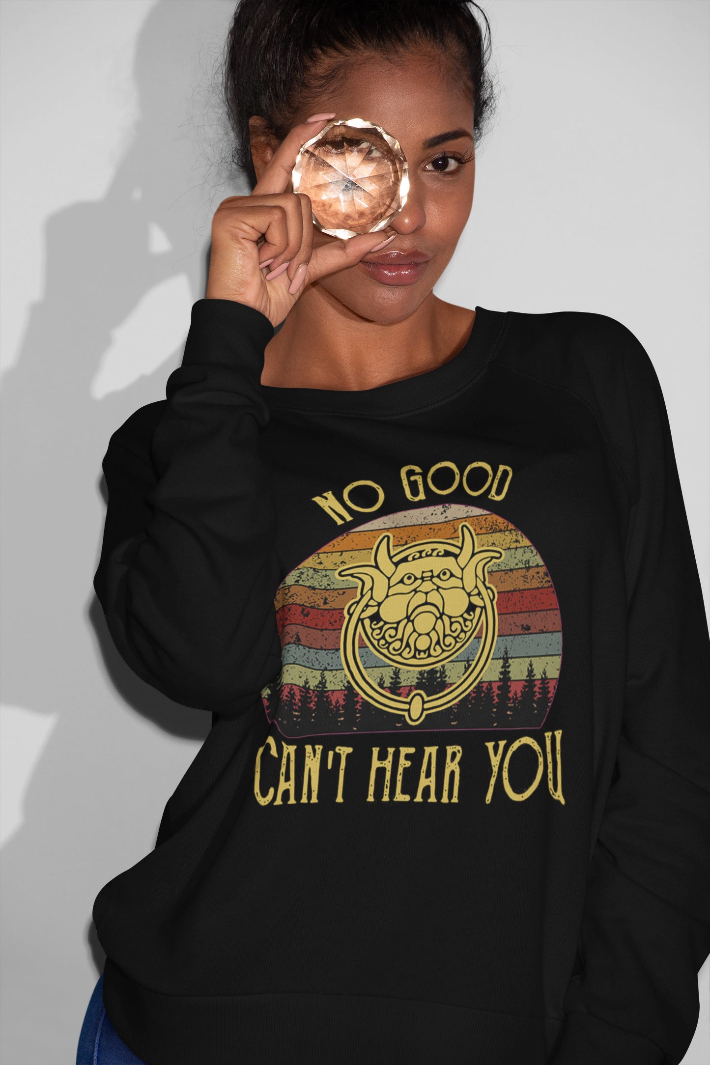 Labyrinth No Good Can't Hear You Vintage Retro T-Shirt