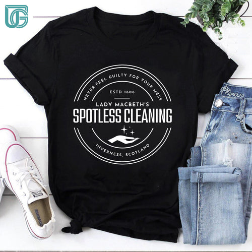 Lady Macbeth Spotless Cleaning Shakespeare Teacher Vintage T-Shirt