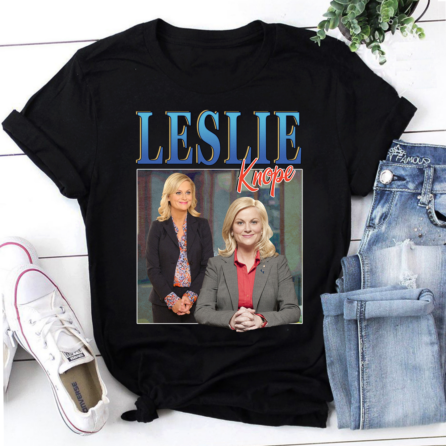 Leslie Knope Homage Vintage T-Shirt