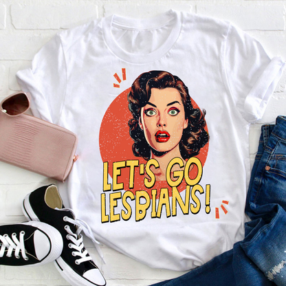 Let's Go Lesbians Shirt, Lgbtq Lover Shirt, Funny Lesbian Shirt, Lesbian Gifts